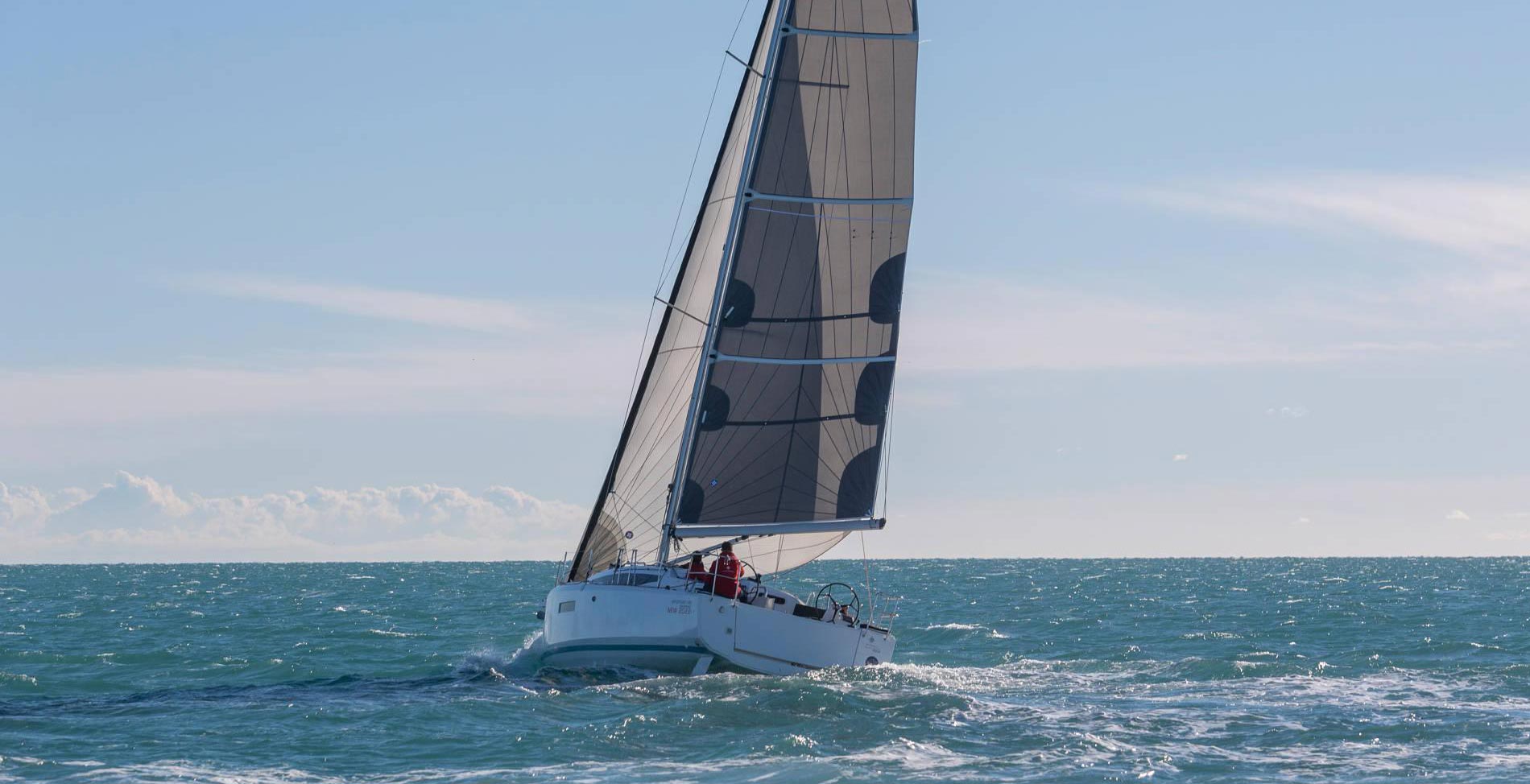Sailing the Jeanneau Sun Odyssey 380. 
