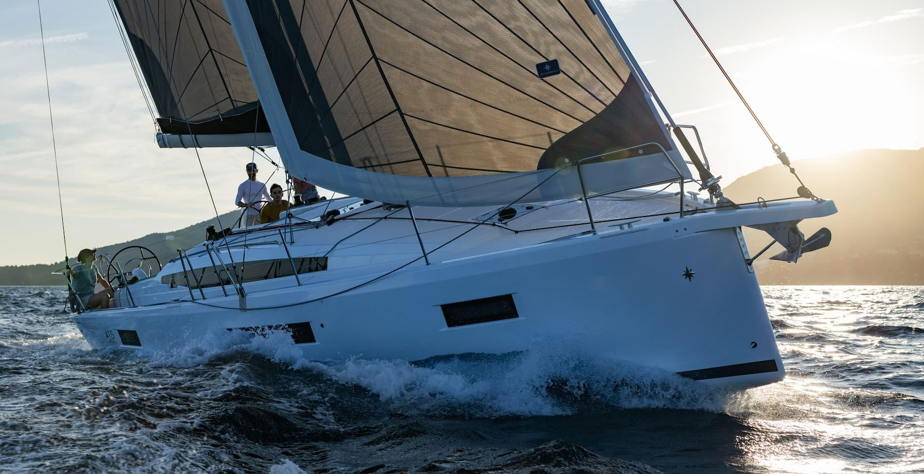 The Jeanneau Sun Odyssey 415. Blending performance, style, and versatility. 